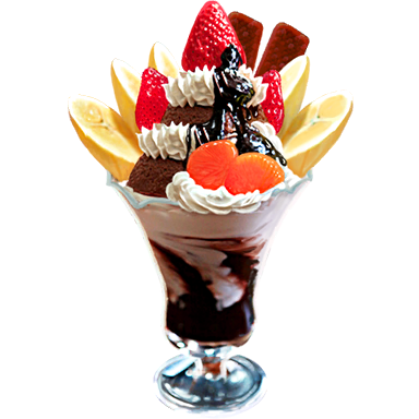 チョコレートパフェ