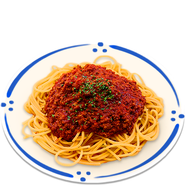 ミートソースパスタ